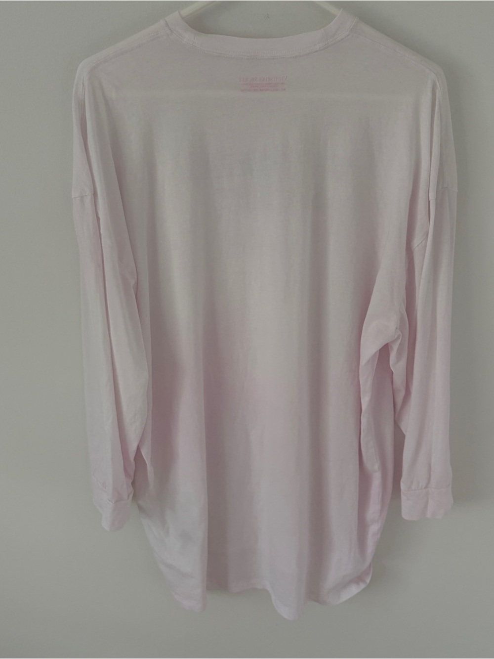 Victoria’s Secret Pink Rhinestone Logo Sleep Shirt Short Nightgown M/L NWOT*A1 - Picture 2 of 3